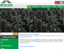 Tablet Screenshot of metalgas.com.co